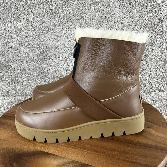 Australia Luxe Collective Men's Size 12 Campaign Fashion Boots Chestnut Brown - Picture 5 of 13